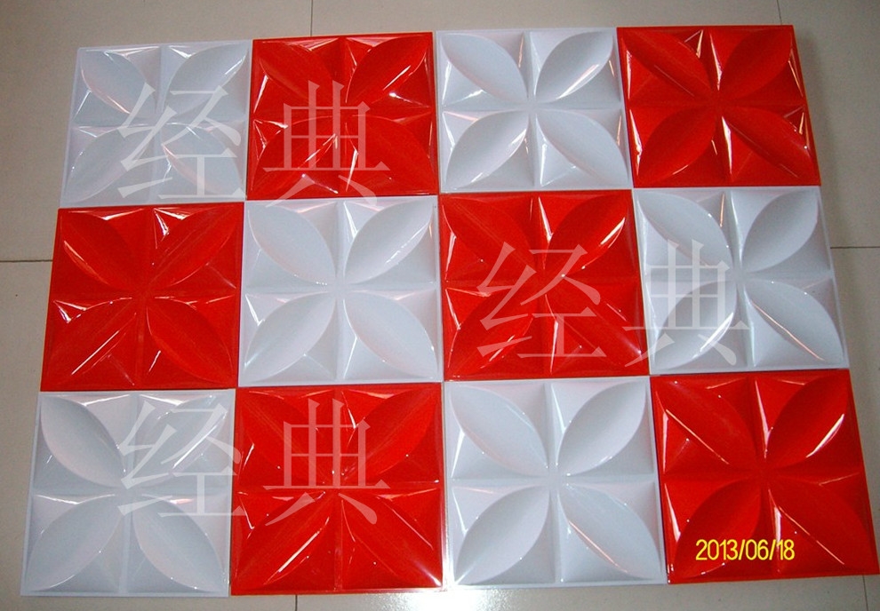 漯河意達鋼材彩鋼瓦廠家直供 三維扣板廣告四葉(圖1)